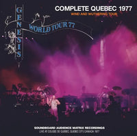 GENESIS / COMPLETE QUEBEC 1977: WIND AND WUTHERING TOUR (2CDR)