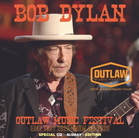 BOB DYLAN - OUTLAW MUSIC FESTIVAL : EAST TROY 2025 + FARM AID 2025 (1CDR+1BDR) 　