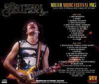 SANTANA - MILLER MUSIC FESTIVAL 1985 (2CDR)