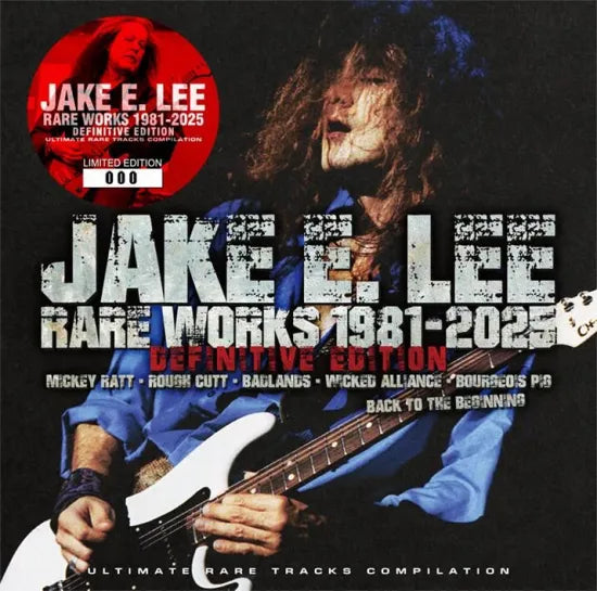 JAKE E. LEE - RARE WORKS 1981-2025 : DEFINITIVE EDITION (1CD)