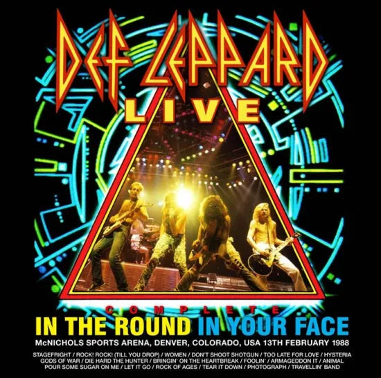 DEF LEPPARD / COMPLETE IN THE ROUND IN YOUR FACE (2CD)