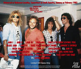 VAN HALEN / SOUTH AMERICAN JAMMING 1983 (1CDR)
