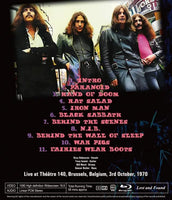 BLACK SABBATH / BRUSSELS 1970 - HD REBROADCAST EDITION (1BDR