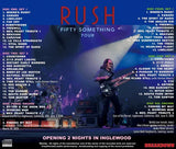 RUSH - FIFTY SOMETHING TOUR 2026  : OPENING 2 NIGHTS IN INGLEWOOD (6CDR)