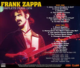 FRANK ZAPPA - COMPLETE PARIS 1976 (3CDR)