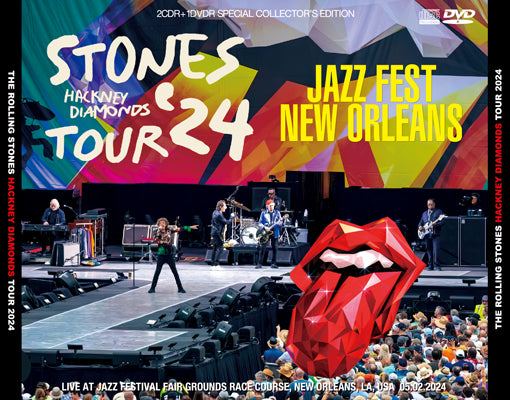 ROLLING STONES  - JAZZ FEST NEW ORLEANS 2024 (2CDR+DVDR)