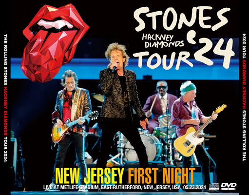 THE ROLLING STONES - NEW JERSEY FIRST NIGHT : HACKNEY DIAMONDS TOUR 2024 (2CDR+1DVDR)