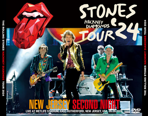 THE ROLLING STONES - NEW JERSEY SECOND NIGHT : HACKNEY DIAMONDS TOUR 2024 (2CDR+1DVDR)