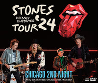 THE ROLLING STONES - HACKNEY DIAMONDS TOUR 2024 CHICAGO 2ND NIGHT (2CDR+1DVDR)