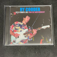 RY COODER - LIVE IN TORONTO 1981 (1CDR)