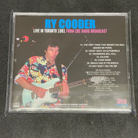 RY COODER - LIVE IN TORONTO 1981 (1CDR)