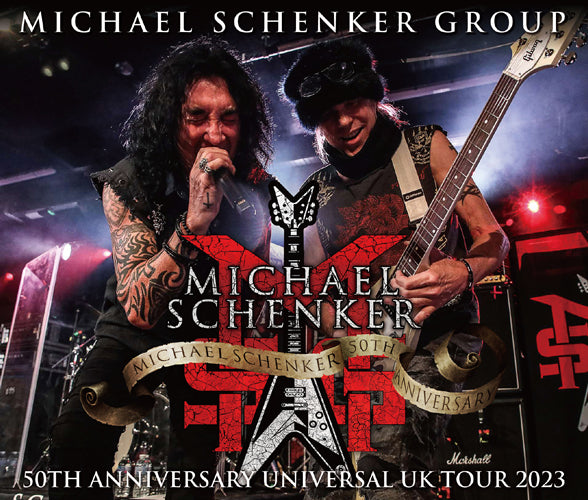 MICHAEL SCHENKER GROUP - 50TH ANNIVERSARY UNIVERSAL UK TOUR 2023 (2CDR+1DVDR)
