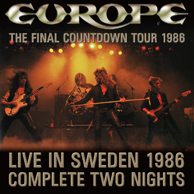 EUROPE - LIVE IN SWEDEN 1986: COMPLETE TWO NIGHTS (1CDR+1DVDR)