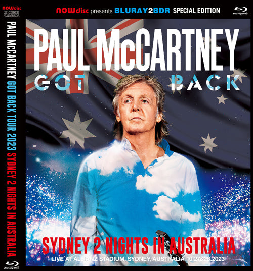 PAUL McCARTNEY - GOT BACK TOUR 2023: SYDNEY 2 NIGHTS IN AUSTRALIA (2BDR)