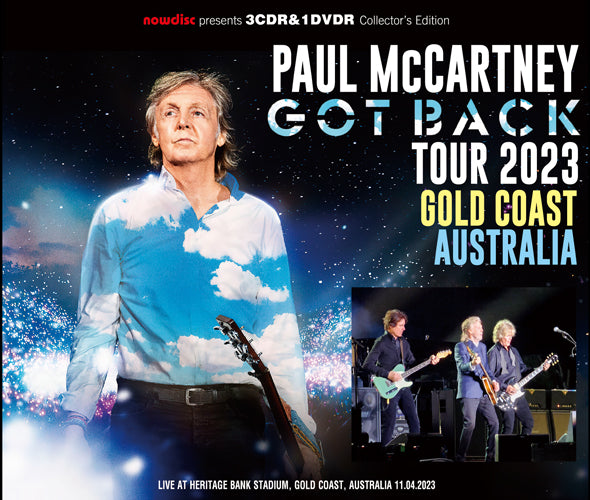 PAUL McCARTNEY - GOT BACK TOUR 2023 : GOLD COAST AUSTRALIA (3CDR+ 1DVDR)