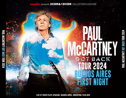 PAUL McCARTNEY - GOT BACK TOUR 2024: BUENOS AIRES FIRST NIGHT (2CDR+1DVDR)