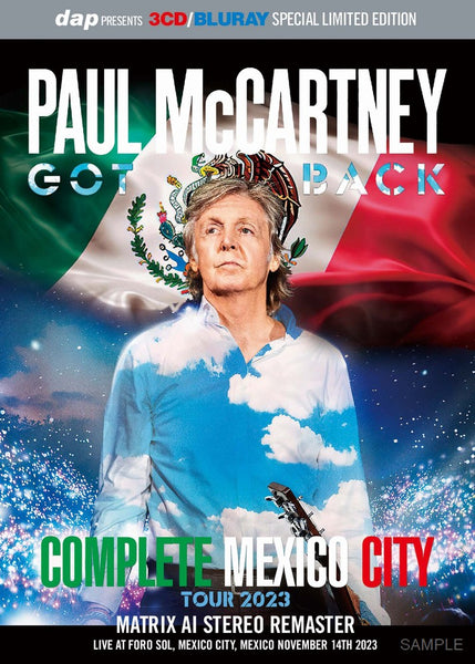 PAUL McCARTNEY / GOT BACK TOUR 2023 : COMPLETE MEXICO CITY (3CD + BLURAY-R)