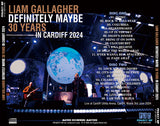 LIAM GALLAGHER - DEFINITELY MAYBE 30 YEARS: IN CARDIFF 2024 (2CDR)