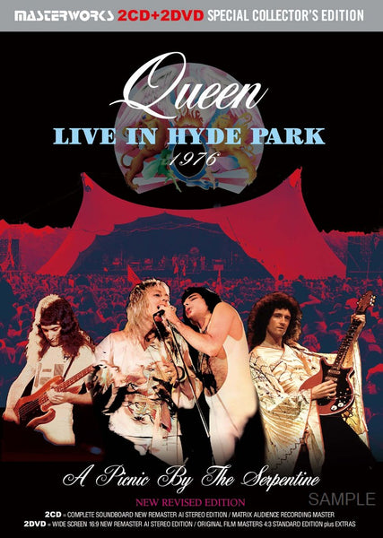 QUEEN - LIVE IN HYDE PARK 1976 A PICNIC BY THE SERPENTINE (2CD+2DVD)