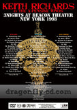 KEITH RICHARDS - 3 NIGHTS AT BEACON THEATER (3DVDR)