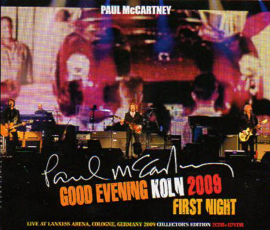 PAUL McCARTNEY - Good Evening Koln 09 first night