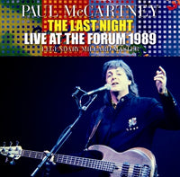 PAUL McCARTNEY - THE LAST NIGHT: LIVE AT THE FORUM 1989  - LEGENDARY MILLARD MASTER (2CDR)