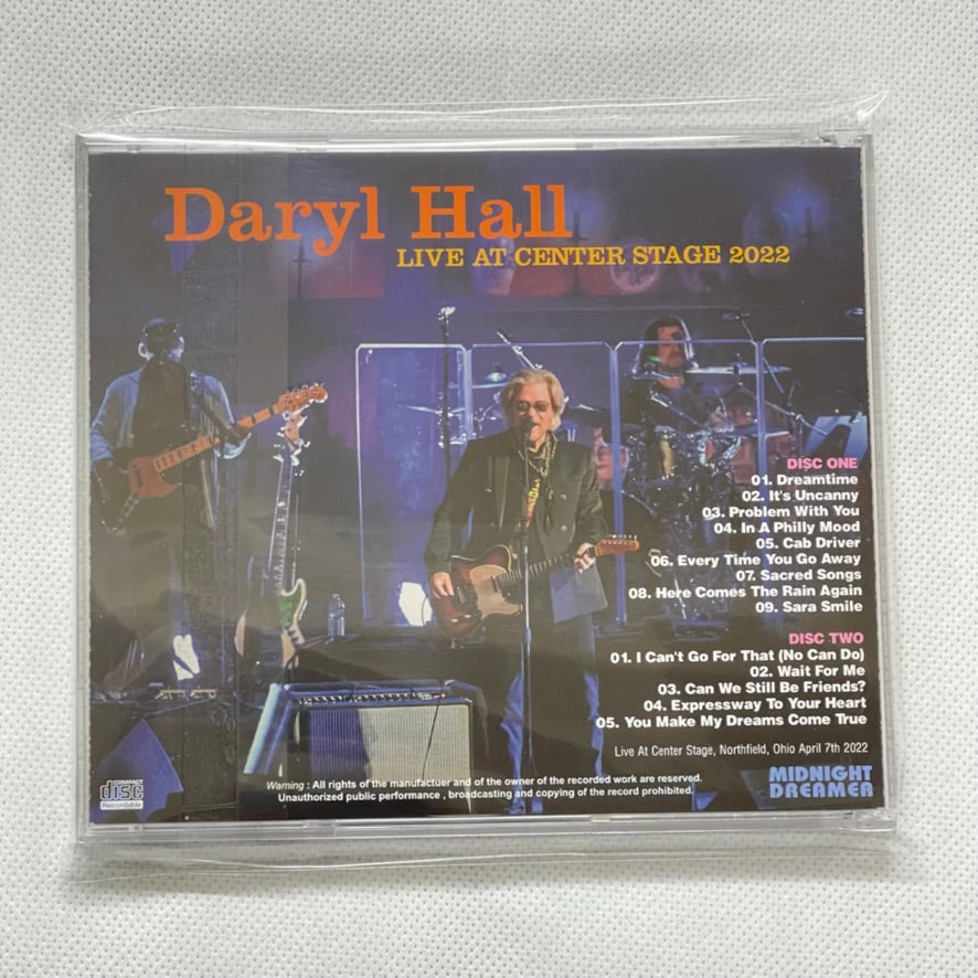 DARYL HALL LIVE AT CENTER STAGE 2022 (2CDR) Acme Hot Disc