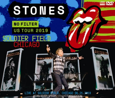 THE ROLLING STONES - NO FILTER US TOUR 2019: SOLDIER FIELD, CHICAGO (2CDR+1DVDR)