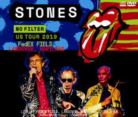 THE ROLLING STONES - NO FILTER US TOUR 2019: FedEX FIELD, LANDOVER, MARYLAND (2CDR+1DVDR)