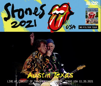 THE ROLLING STONES -AUSTIN TEXAS : NO FILTER US TOUR 2021 (2CDR+1DVDR)