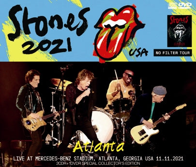 THE ROLLING STONES - ATLANTA : NO FILTER US TOUR 2021 (2CDR+1DVDR)