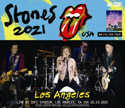 THE ROLLING STONES - LOS ANGELES = NO FILTER US TOUR 2021(2CDR+1DVDR)