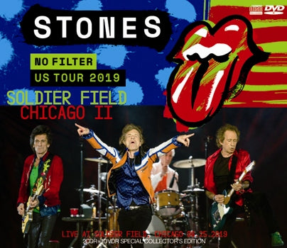 ROLLING STONES - NO FILTER US TOUR 2019: SOLDIER FIELD, CHICAGO II (2CDR+1DVDR)