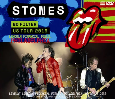 THE ROLLING STONES - NO FILTER US TOUR 2019: LINCOLN FINANCIAL FIELD, PHILADELPHIA (2CDR+1DVDR)