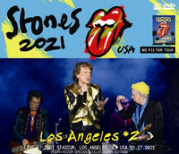 THE ROLLING STONES - LOS ANGELES #2: NO FILTER US TOUR 2021 (2CDR+1DVDR)