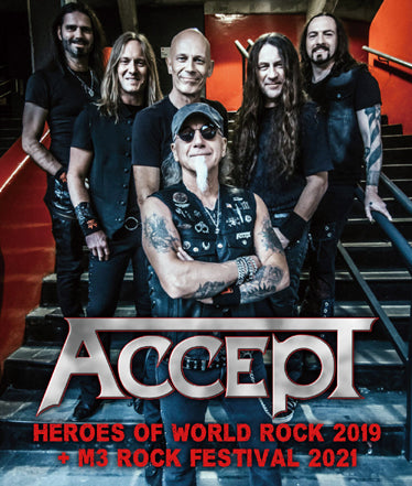 ACCEPT - HEROES OF WORLD ROCK 2019 + M3 ROCK FESTIVAL 2021 (2BDR)