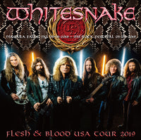 WHITESNAKE - FLESH & BLOOD USA TOUR 2019 (1CDR+1BDR)