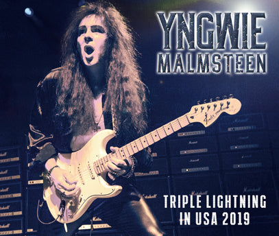 YNGWIE MALMSTEEN - TRIPLE LIGHTNING IN USA 2019 (4CDR)