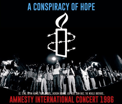 V.A.　(U2, STING, BRYAN ADAMS, PETER GABRIEL, JACKSON BROWNE, LOU REED, JOAN BAEZ, THE NEVILLE BROTHERS...) - A CONSPIRACY OF HOPE: AMNESTY INTERNATIONAL CONCERT 1986(3CDR)