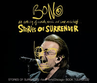 BONO/ - STORIES OF SURRENDER -New York/Chicago- BOOK TOUR 2022 (4CDR)