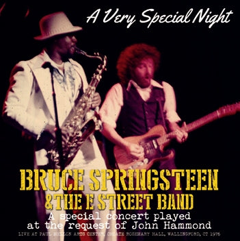 BRUCE SPRINGSTEEN & THE E STREET BAND - A VERY SPECIAL NIGHT: A special concert played at the request of John Hammond(2CDR)