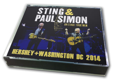 PAUL SIMON & STING - ON STAGE TOGETHER : HERSEY + WASHINGTON D.C. 2014