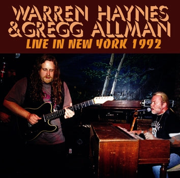 WARREN HAYNES & GREGG ALLMAN - LIVE IN NEW YORK 1992 (2CDR)