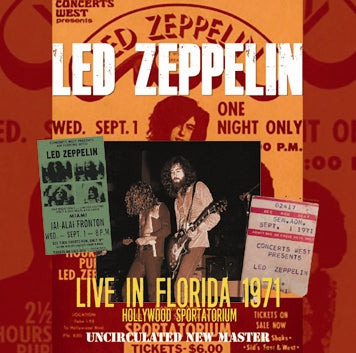 LED ZEPPELIN - LIVE IN FLORIDA 1971: UNCIRCULATED NEW MASTER (1CDR)