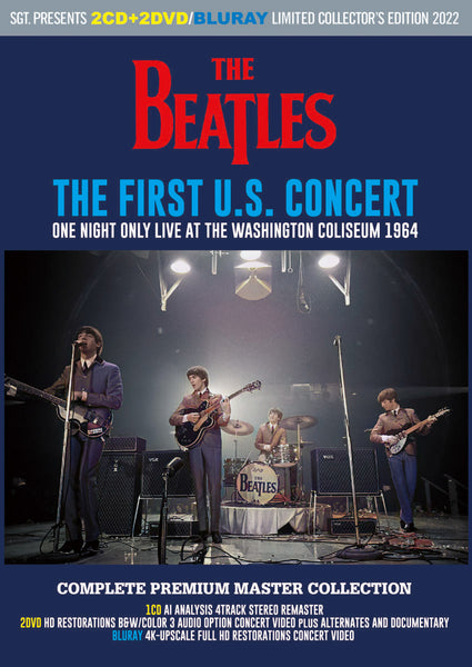 THE BEATLES - THE FIRST U.S. CONCERT (ONE NIGHT ONLY LIVE AT THE WASHINGTON COLISEUM 1964) COMPLETE PREMIUM MASTER COLLECTION