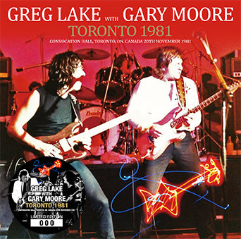 GREG LAKE with GARY MOORE - TORONTO 1981