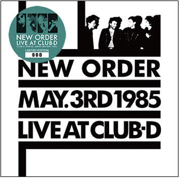 NEW ORDER - LIVE AT CLUB-D (1CD)