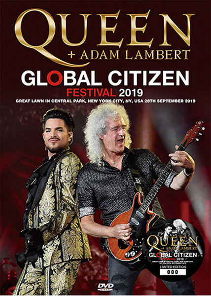 QUEEN + ADAM LAMBERT - GLOBAL CITIZEN FESTIVAL 2019 (1DVD)