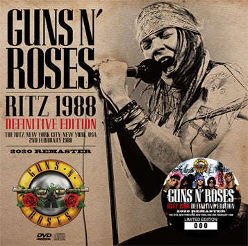 GUNS N' ROSES - RITZ 1988 DEFINITIVE EDITION: 2020 REMASTER(1CD+1DVD)