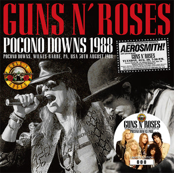 GUNS N' ROSES - POCONO DOWNS 1988(1CD)